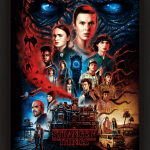 PÓSTER 3D STRANGER THINGS