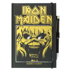 CUADERNO PREMIUM A5 CON BOLIGRAFO PROYECTOR IRON MAIDEN