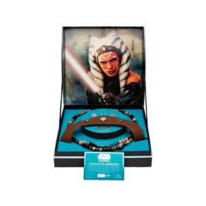 REPLICA STAR WARS AHSOKA TANO DIADEMA Y CINTURON DE CUENTAS