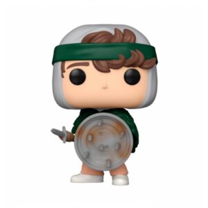 Funko POP! Stranger Things: Hunter Dustin con escudo