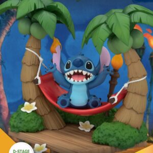 Lilo & Stitch Diorama PVC D-Stage Stitch Hammock 13 cm