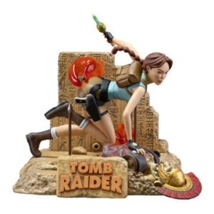 Estatua de Tomb Raider 1996 Lara Croft Classic Era 17 cm PVC