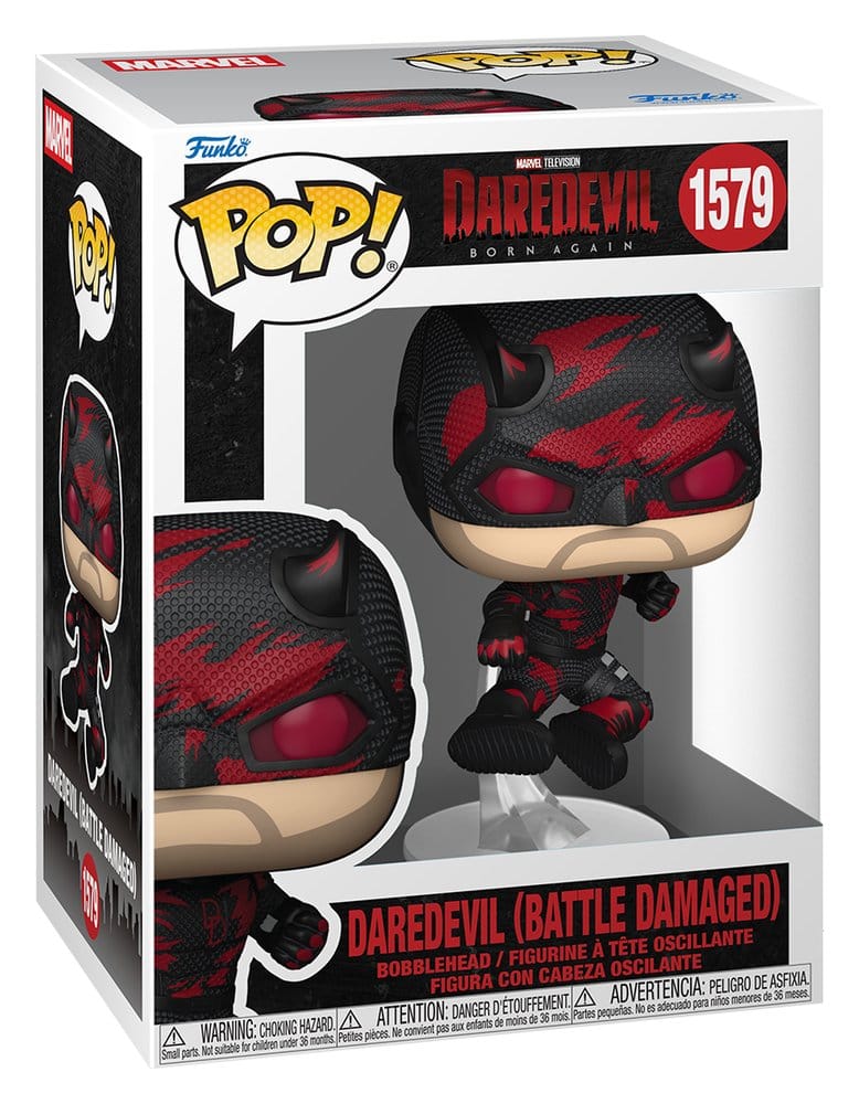(RESERVA) Funko POP! Daredevil (Battle Damaged) 9 cm